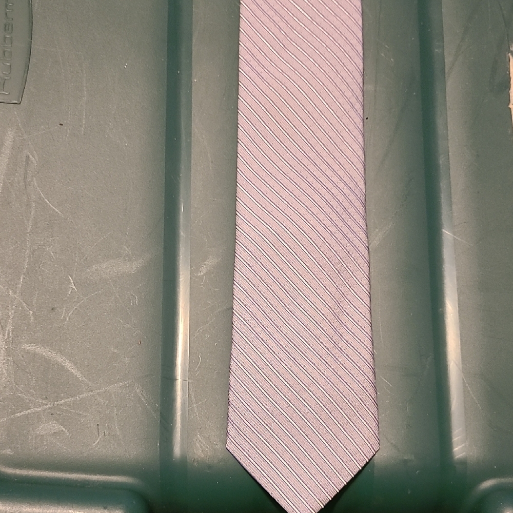 Van Heusen Classic Pink and Blue Striped Tie